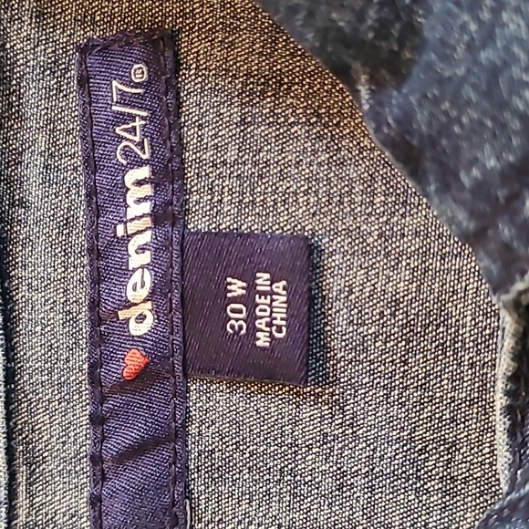 Denim 24/7 Wmns Plus 30W Blue Denim Gold Beaded Sequins Jacket Embellished Bling - Picture 3 of 16